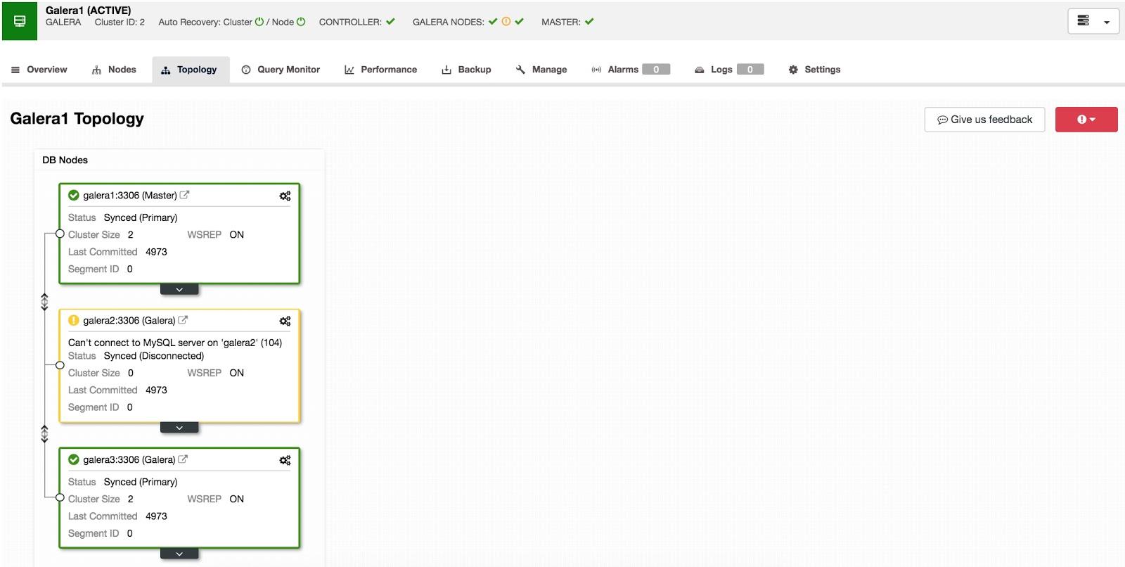 Node Offline View