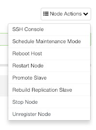 ClusterControl Node Actions