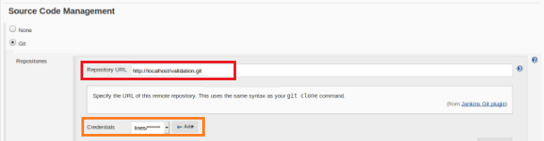 Figure 13 – Source code repository