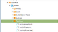 Figure 11 – PLpg/SQL functions