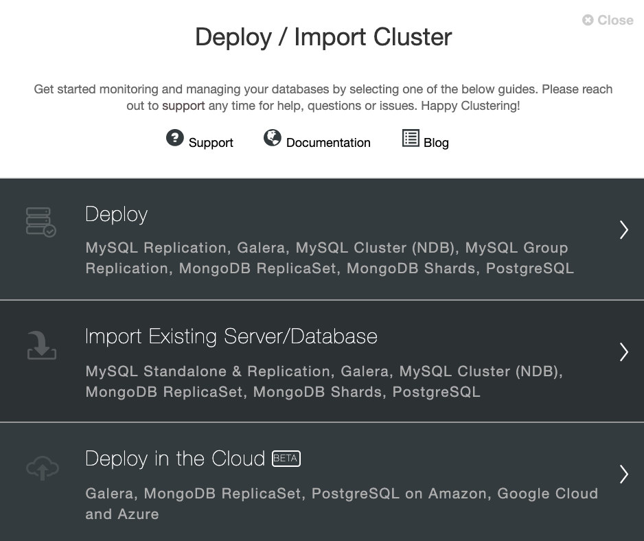  Deploy/Import