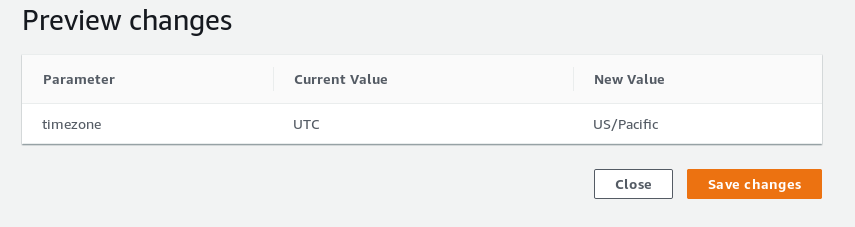 Configuring timezone