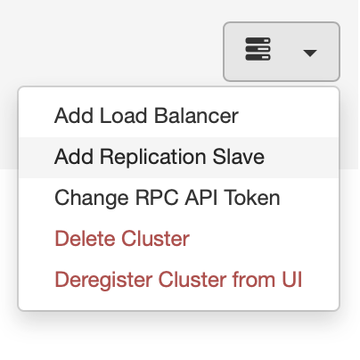 Adding a Database Slave with ClusterControl