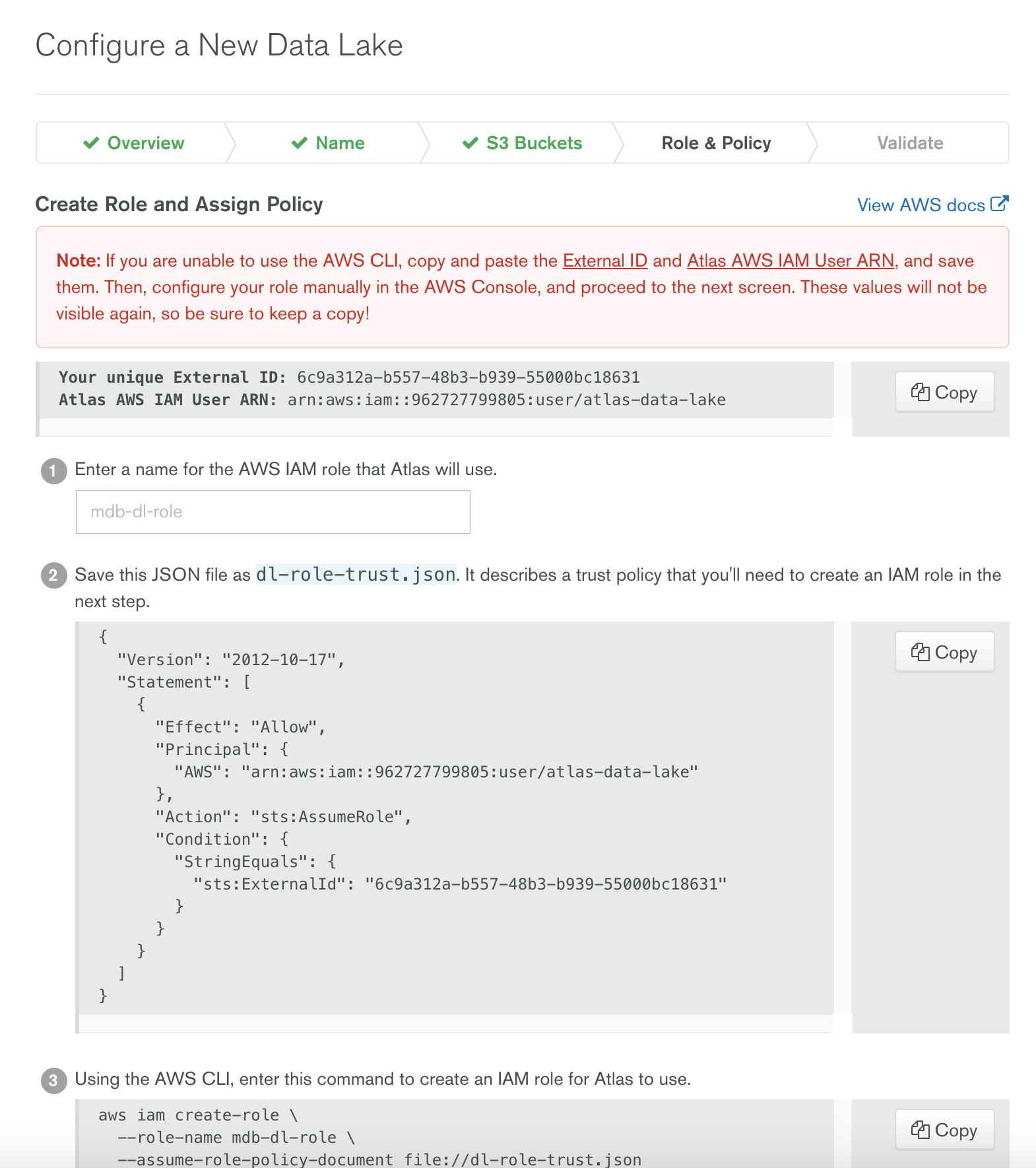 MongoDB Atlas Data Lake