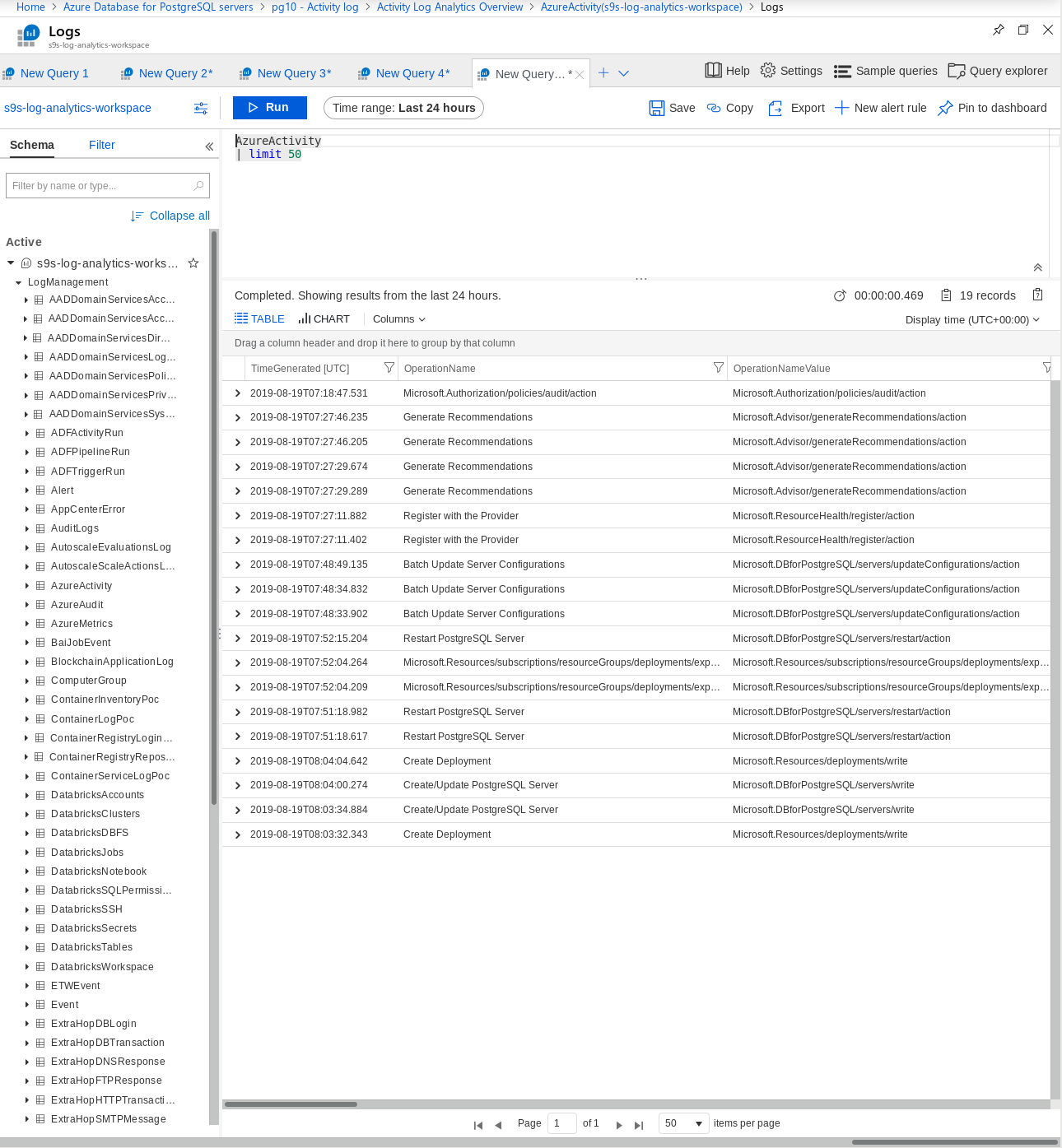  Single server --- Log Analytics