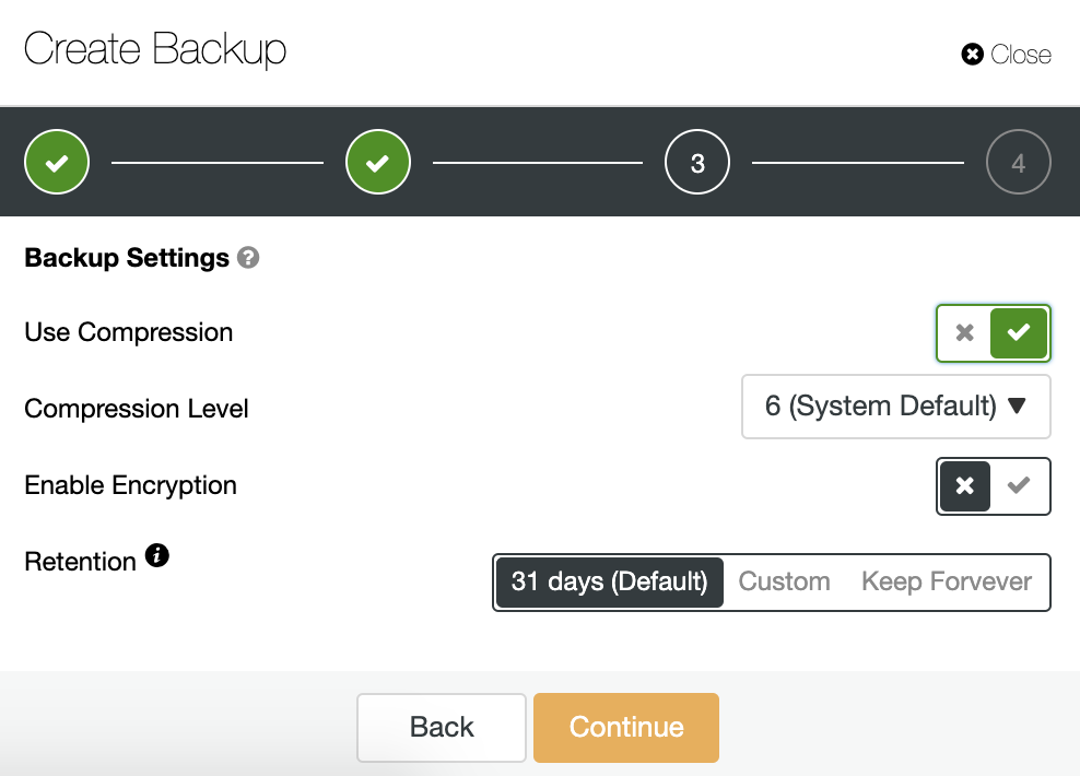 ClusterControl - Backup Configuration