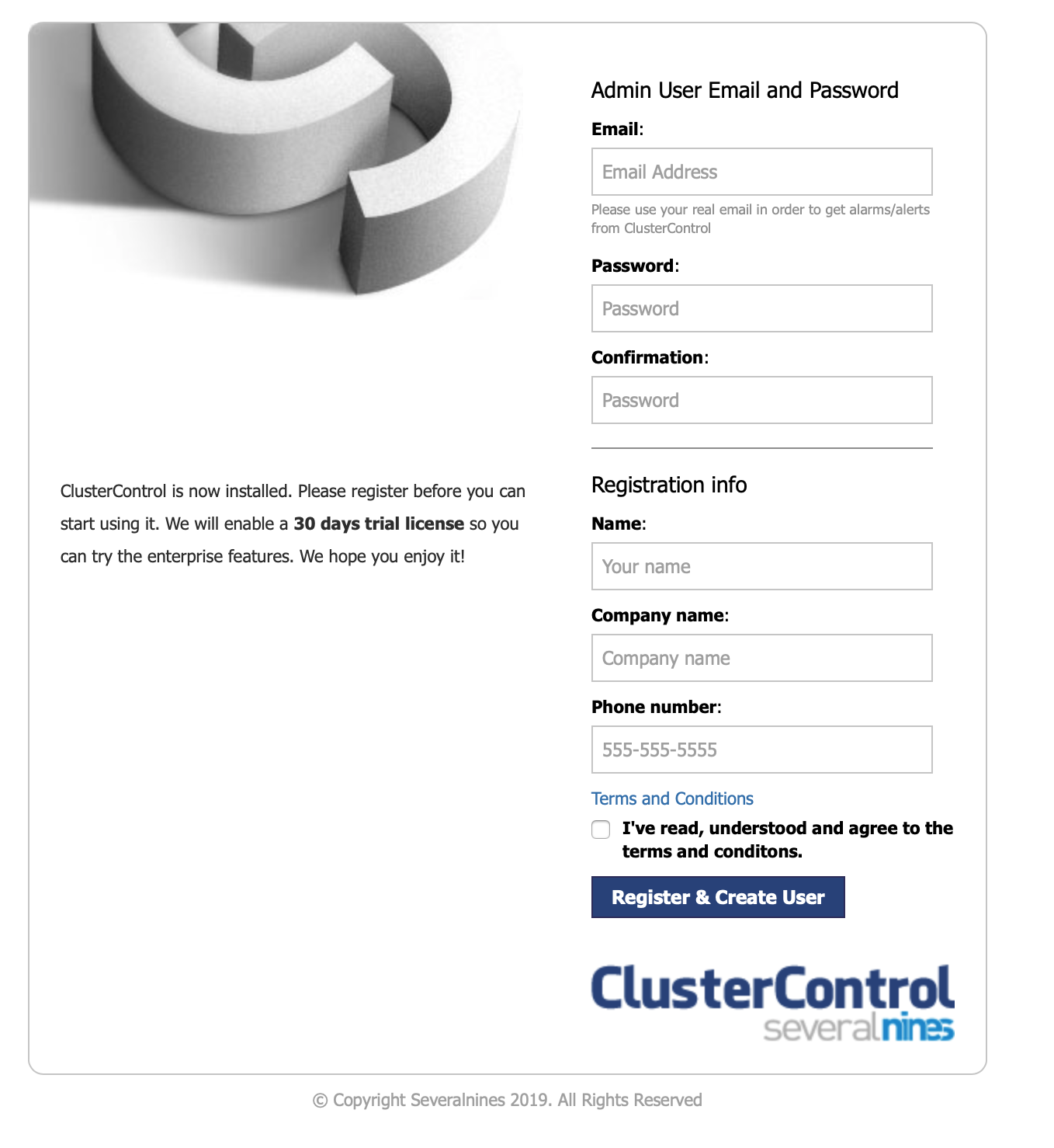 Installing ClusterControl