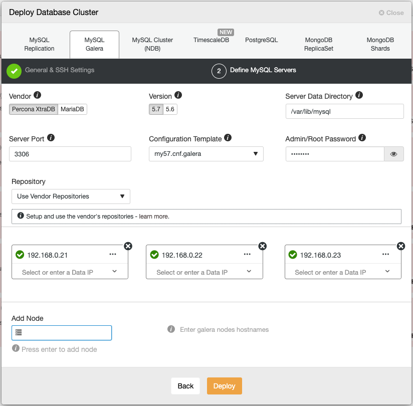 Deploy a Nextcloud Database Cluster