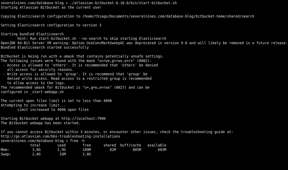 3.6. Executing with Elasticsearch (Default).