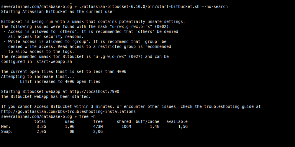 3.7. Executing without Elasticsearch (Saves 1 GB of RAM).