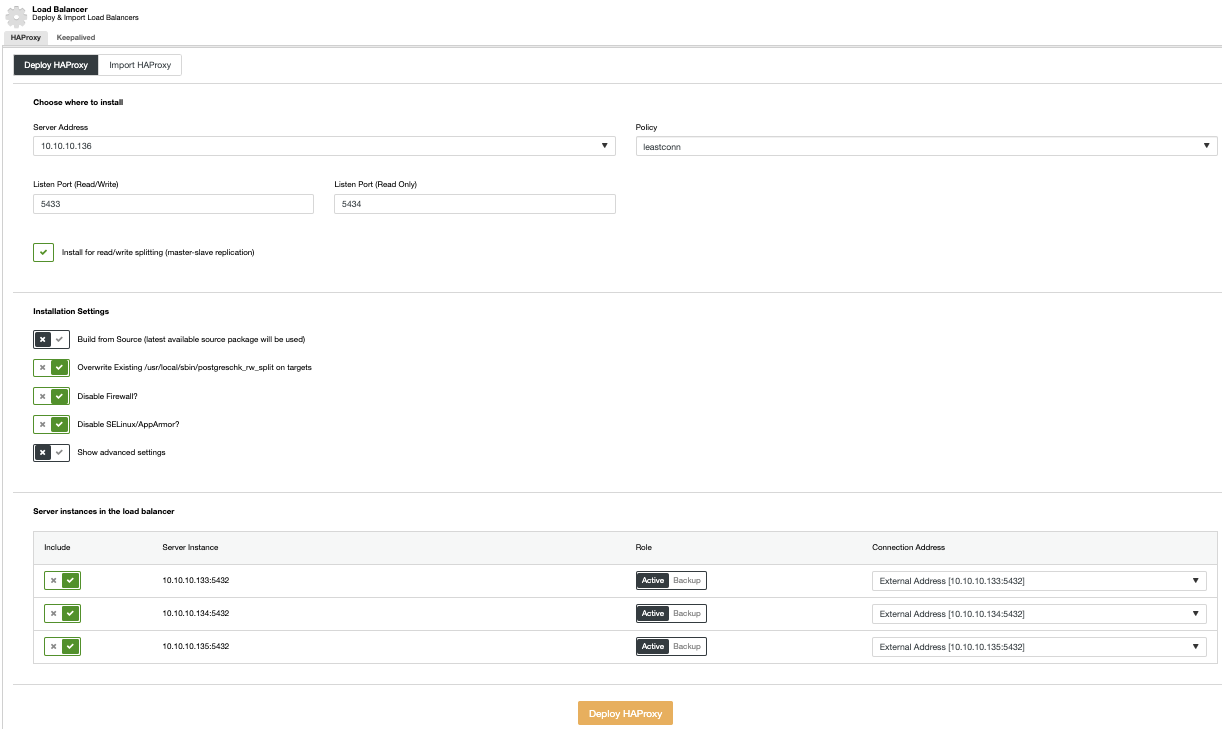 Canvas LMS PostgreSQL Database Load Balancer Deployment