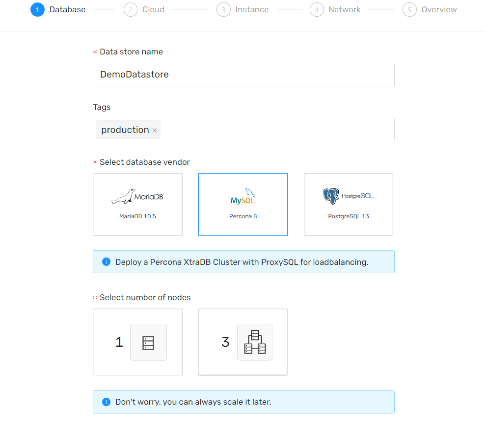 Selecting Options