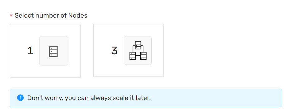 Selecting the Number of Nodes