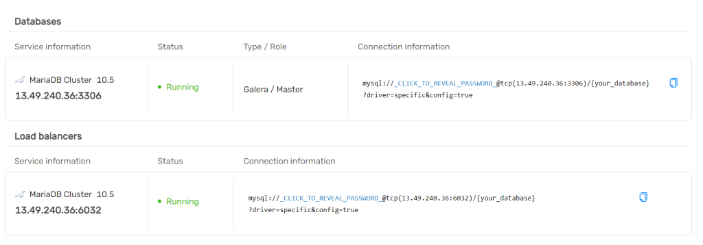 Database Information